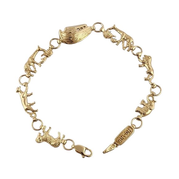 10K Yellow Gold Noah's Arc Bracelet #24005
